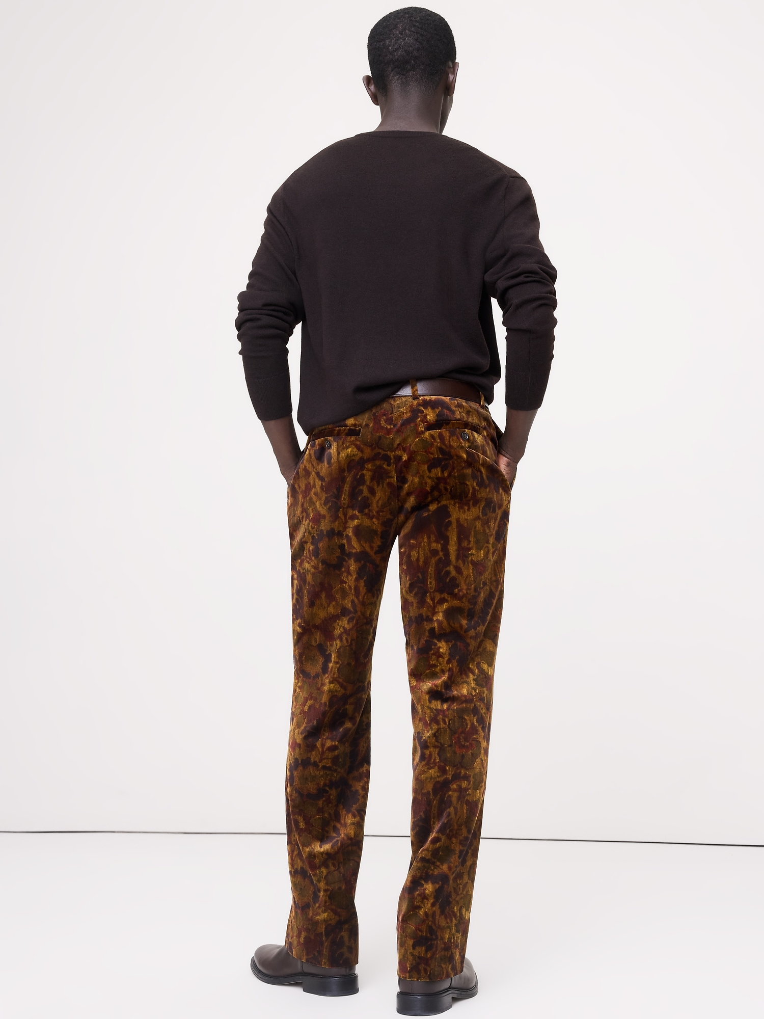 Image number 3 showing, Straight Velvet Pant