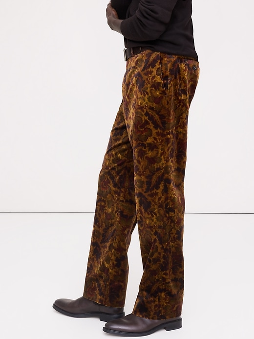 Straight Velvet Pant