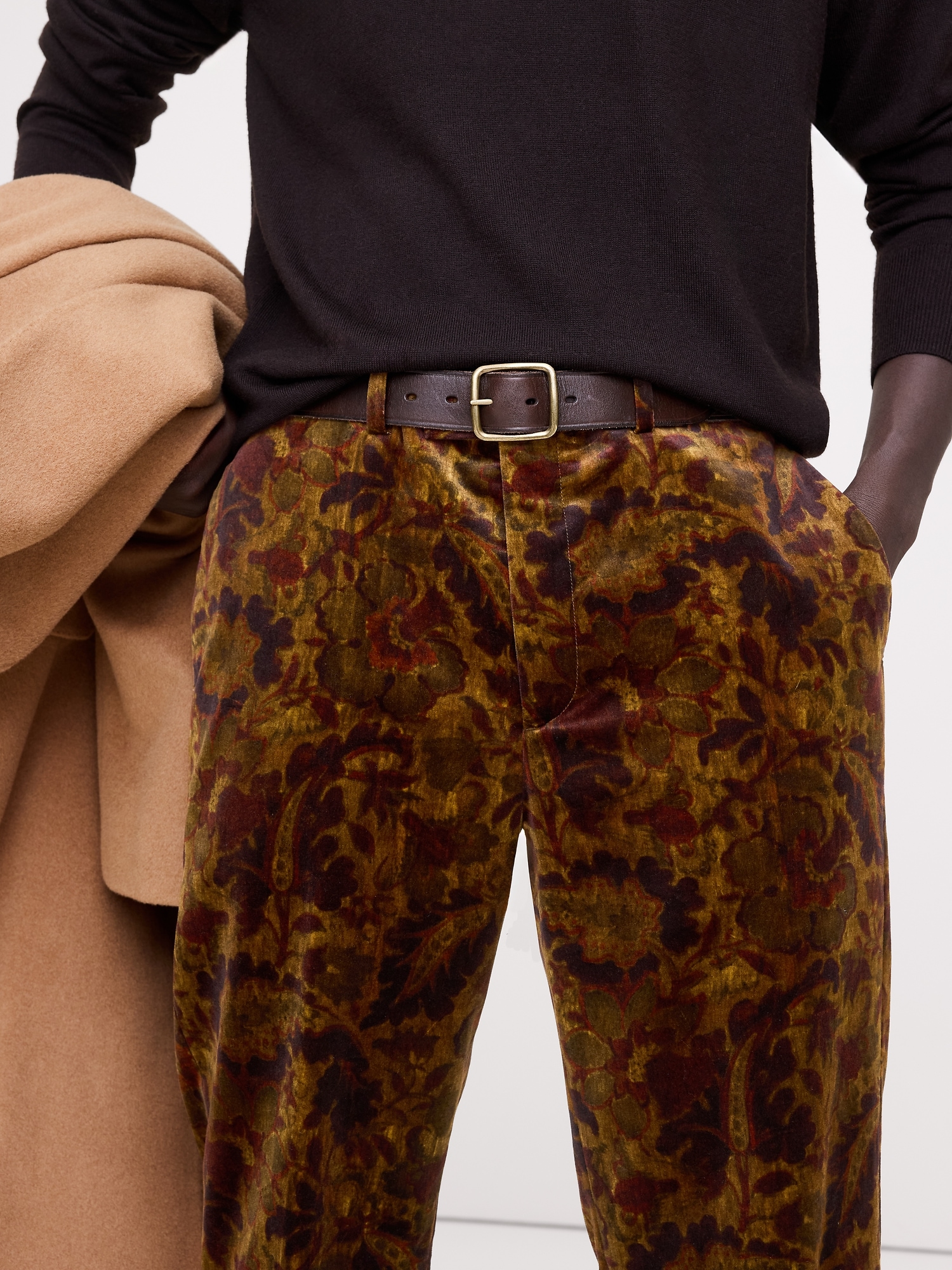 Image number 7 showing, Straight Velvet Pant