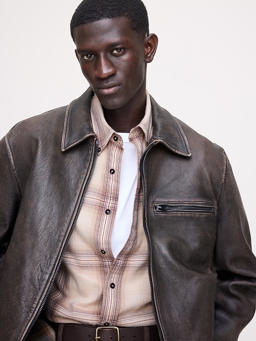 Standard-Fit Lightweight Flannel Shirt