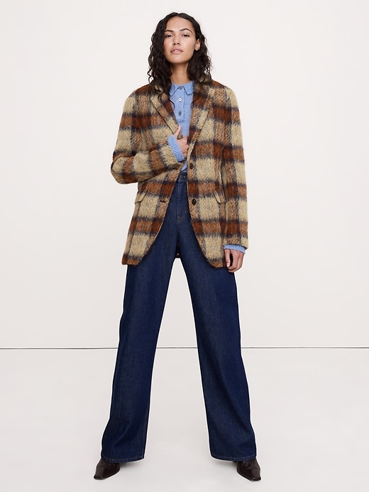 Italian Plaid Blazer