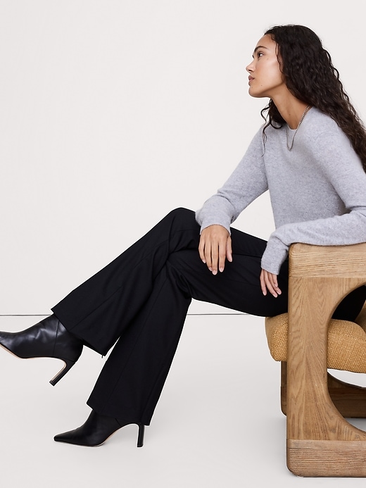 High-Rise Skinny Puddle Flannel Pant