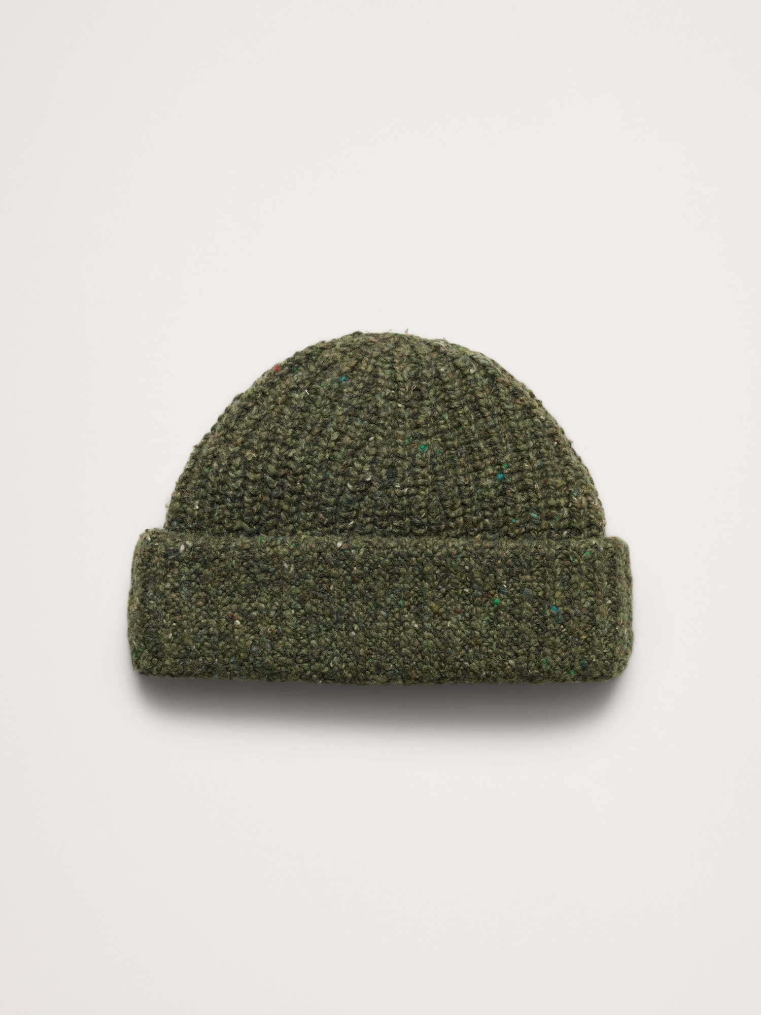 Donegal Wool-Blend Beanie - Hidden Forest Green