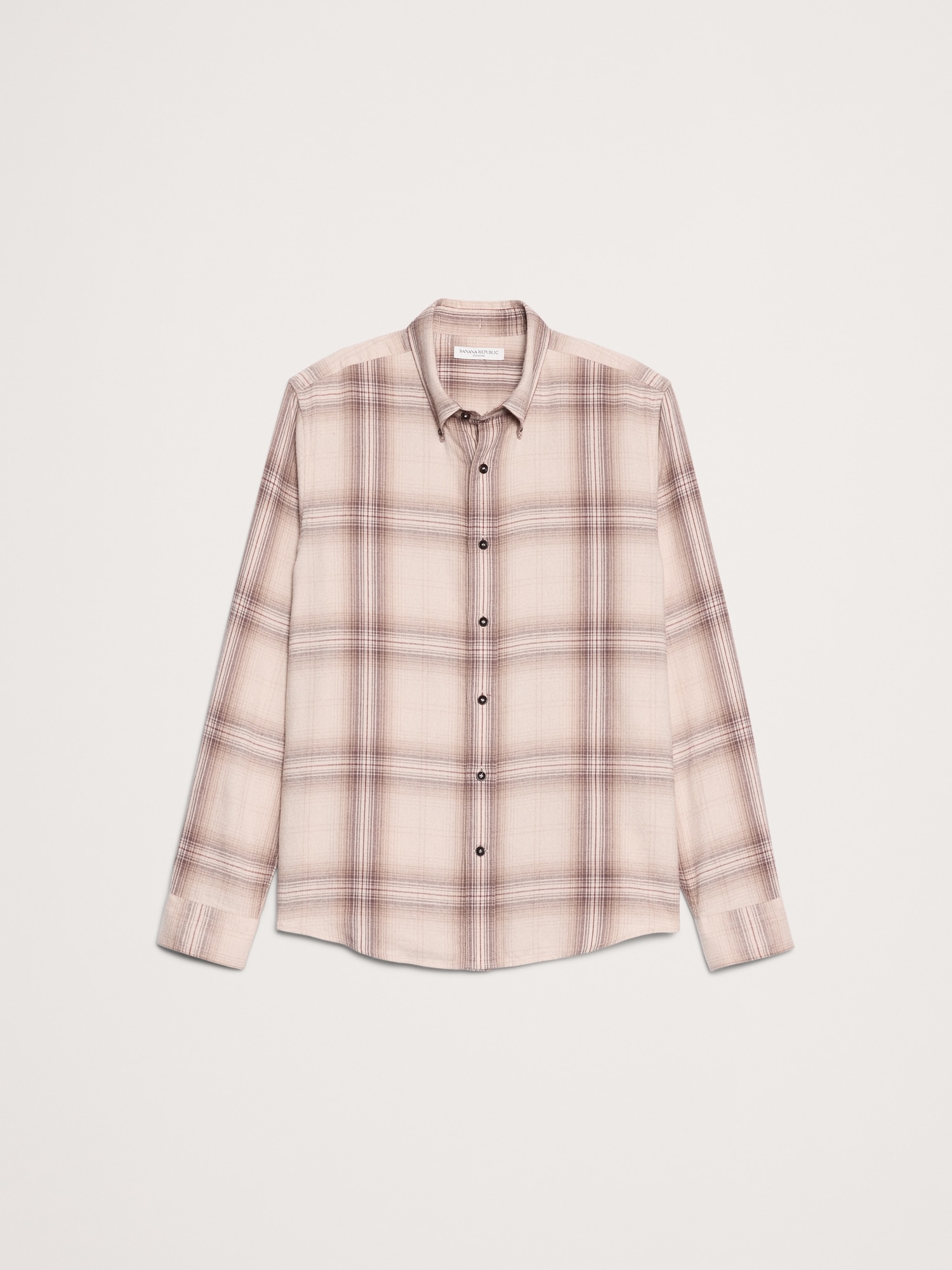 Image number 7 showing, Standard-Fit Lightweight Flannel Shirt