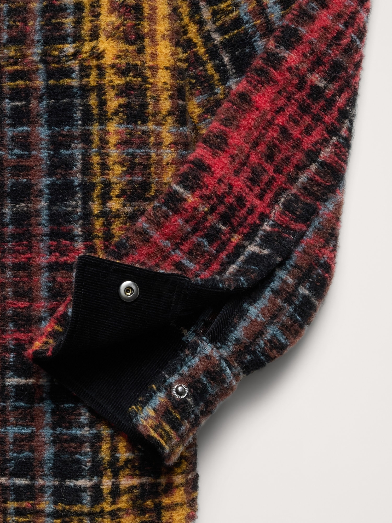 Image number 6 showing, Plaid Bouclé Shirt Jacket