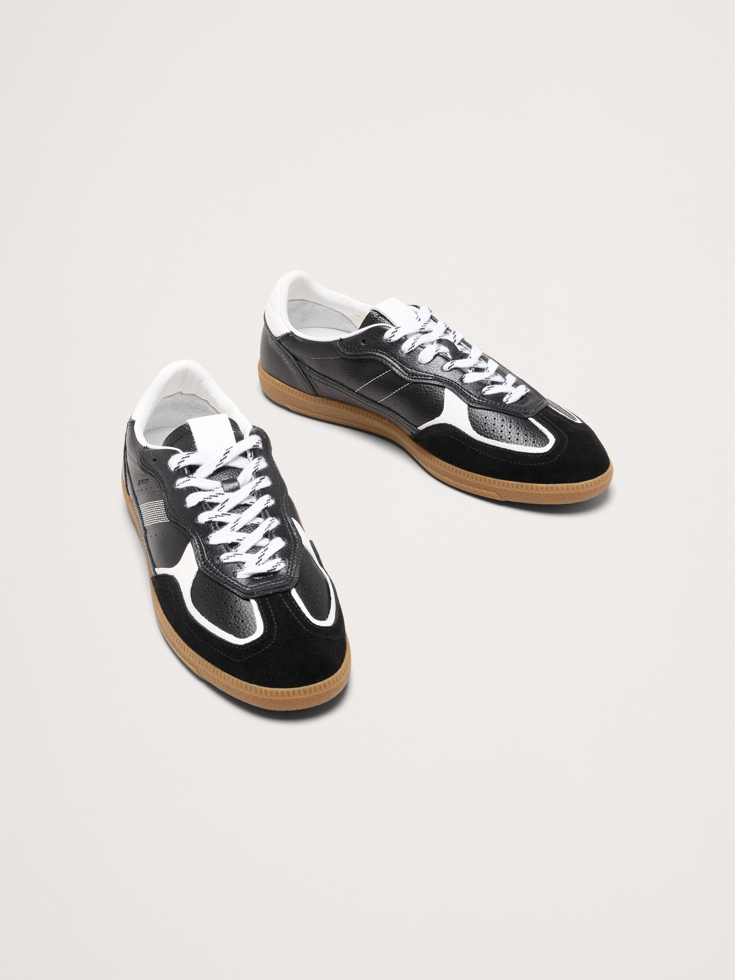 Мужские кроссовки Banana Republic Tb.490 Rife Sneaker by Alohas, цвет: Чёрный / Белый — фото 3