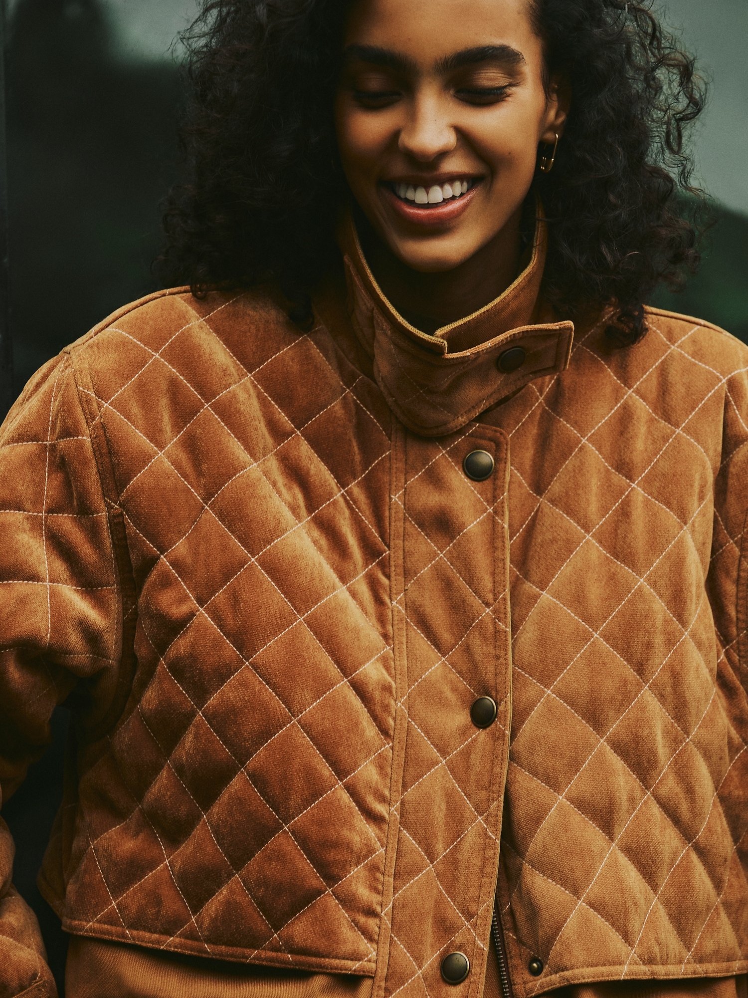 Image number 7 showing, Quilted Chenille & Canvas Field Jacket