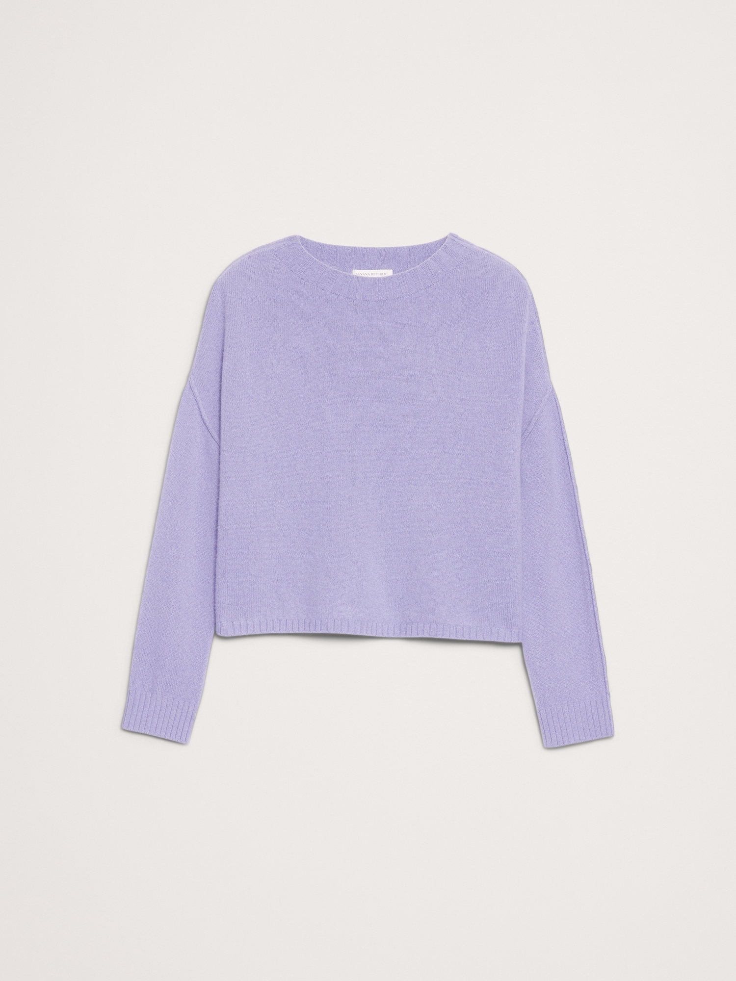 Image number 4 showing, Merino-Cotton Cropped Sweater