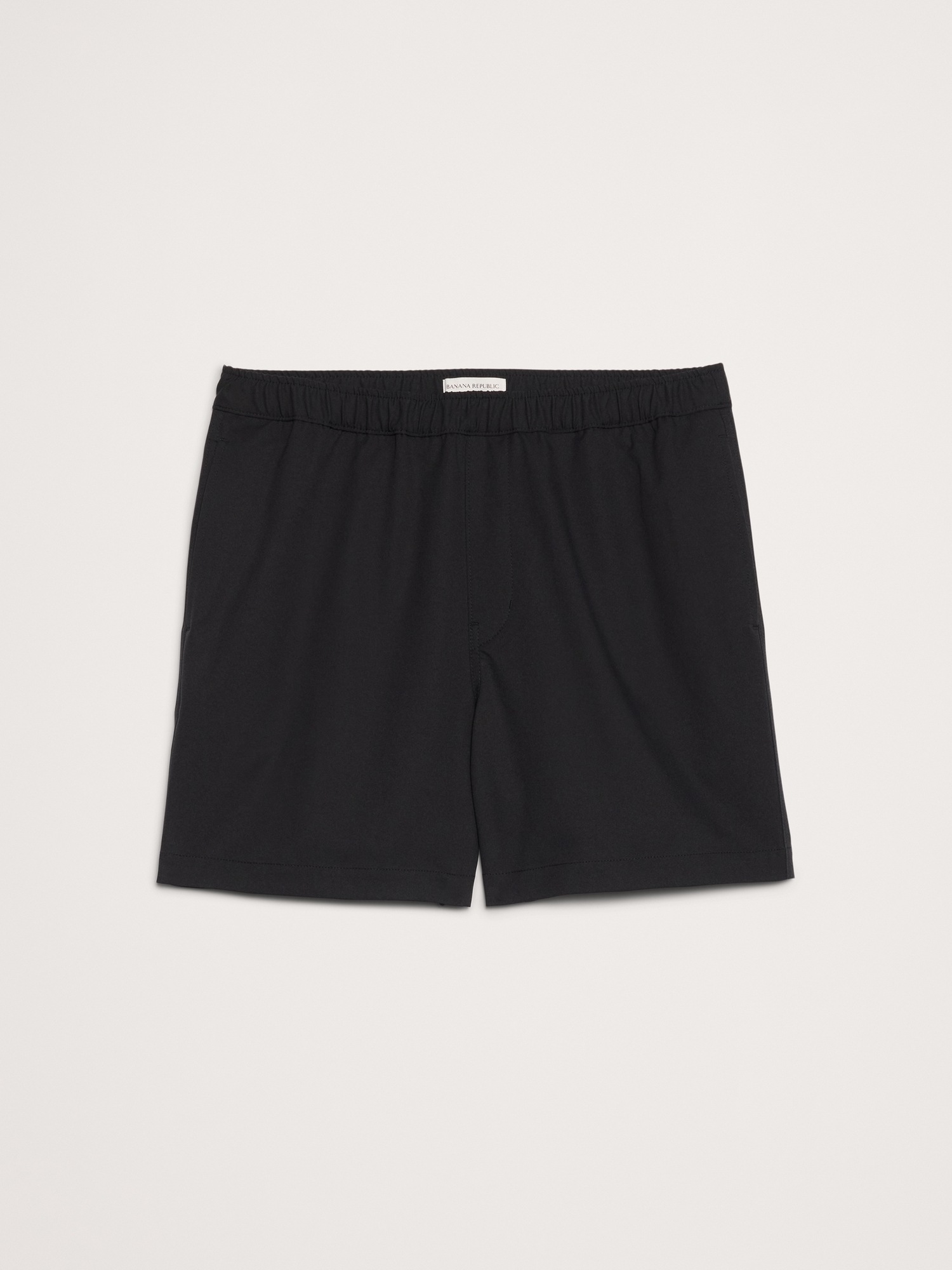 Мужские шорты Banana Republic 7" Performance Pull-On Short, цвет: Чёрный — фото 4
