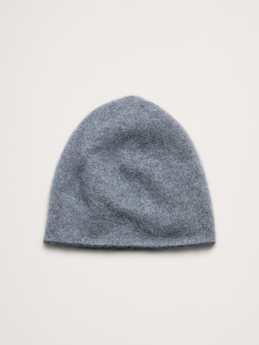 Reversible Brushed Wool-Cashmere Beanie