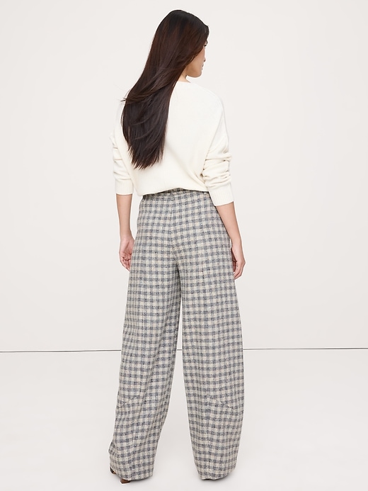 Ultra-High Rise Relaxed Barrel Donegal Pant