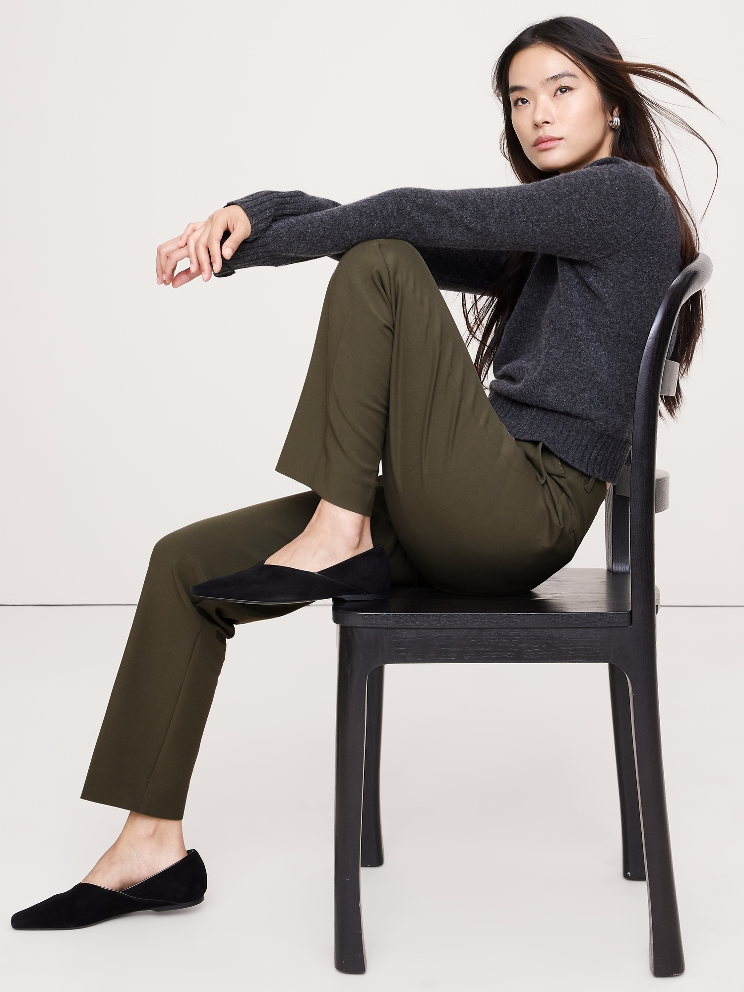Image number 4 showing, High-Rise Modern Slim Refined Ankle Pant