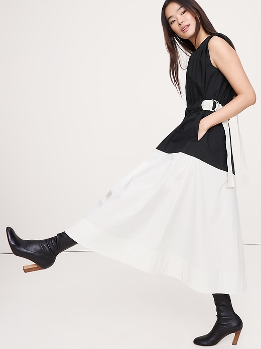 dark grey midi dress Gray Wool Rhoda Midi Dress