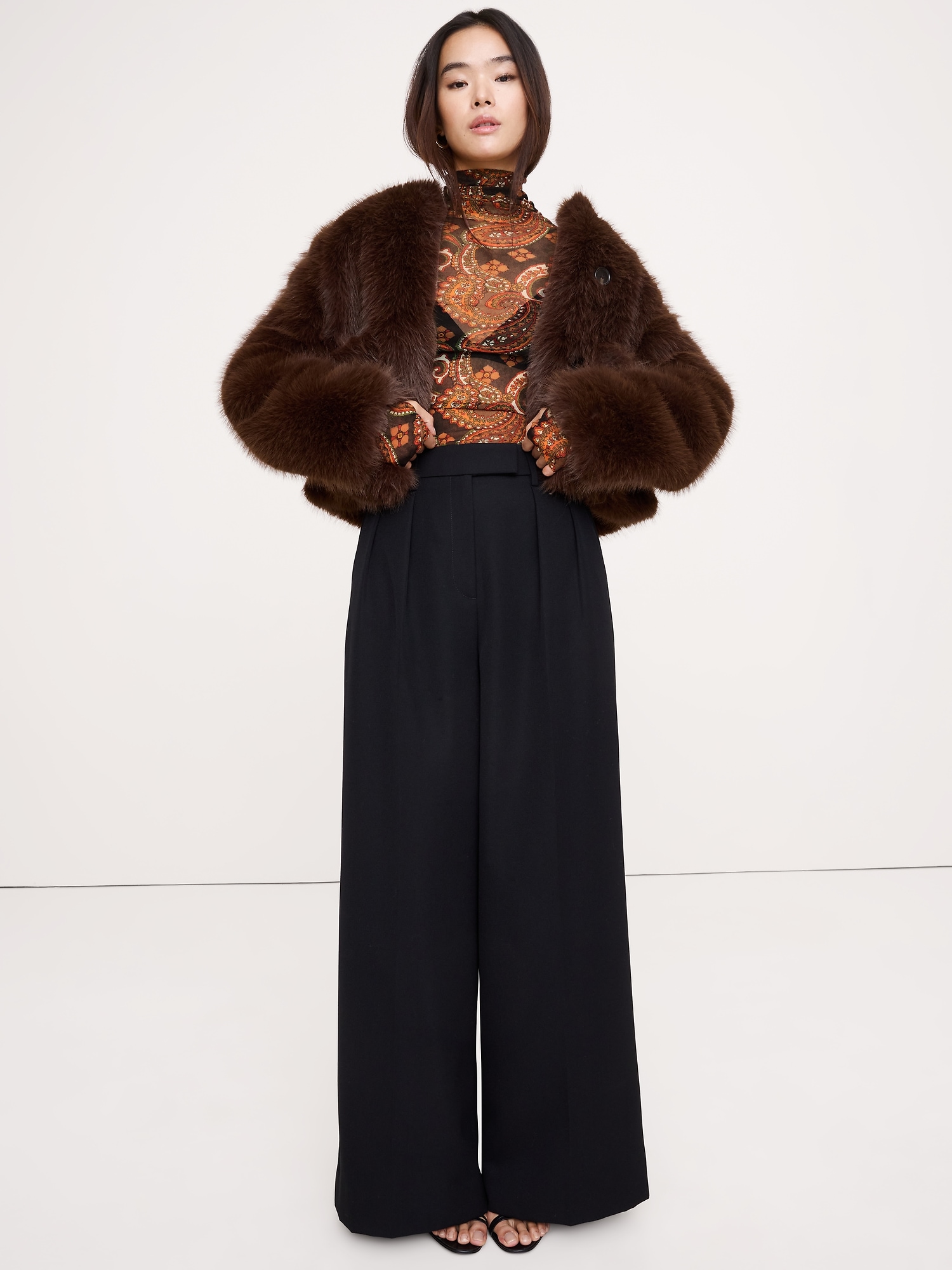 Image number 3 showing, Mesh Turtleneck Top