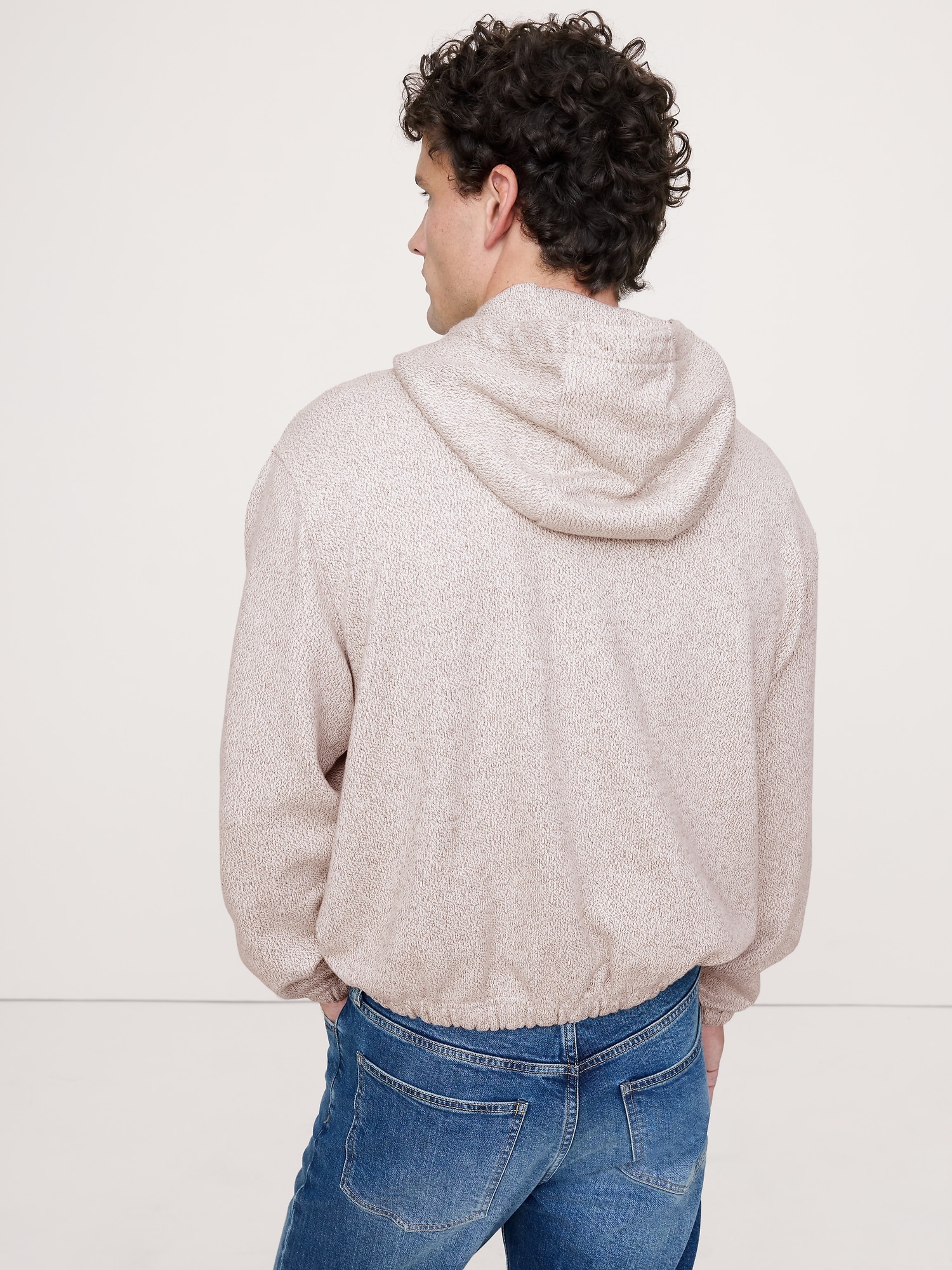 Image number 2 showing, Relaxed French Terry Anorak Hoodie