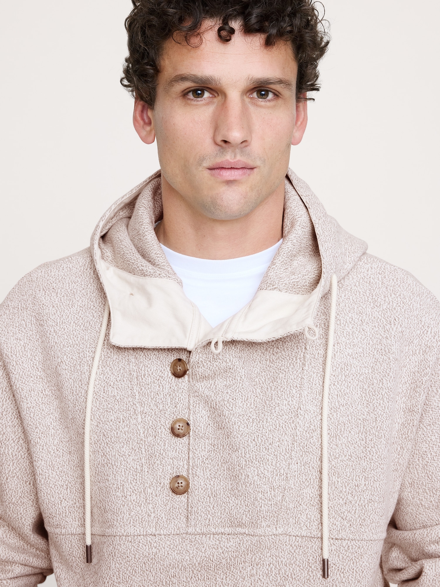 Image number 3 showing, Relaxed French Terry Anorak Hoodie