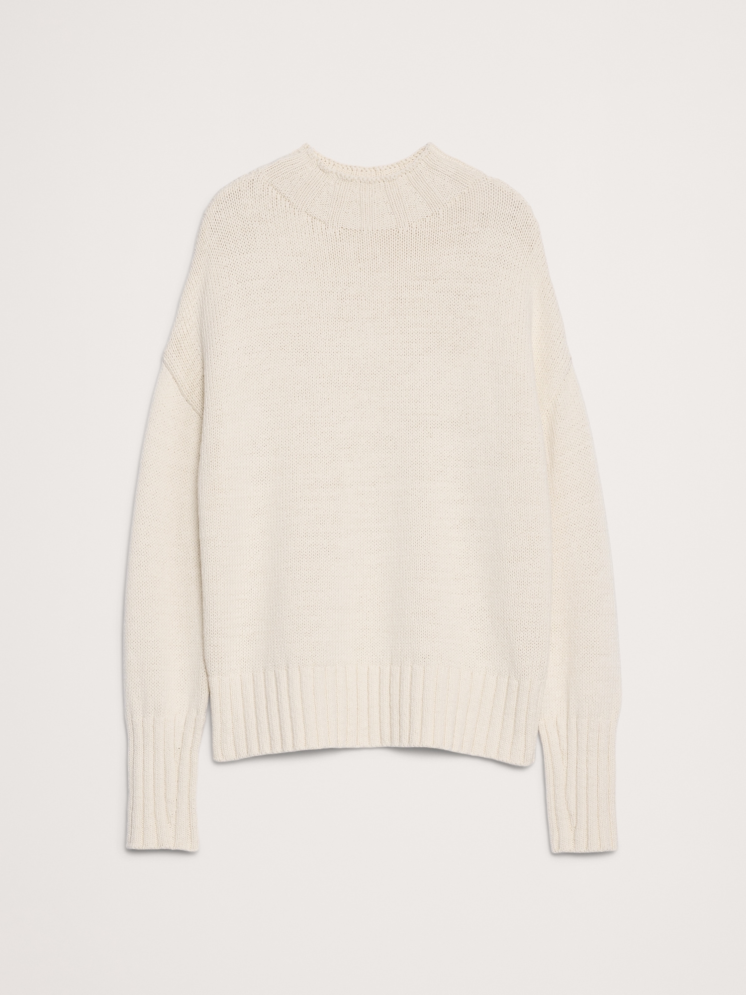 Image number 5 showing, Chunky Cotton Tunic Sweater