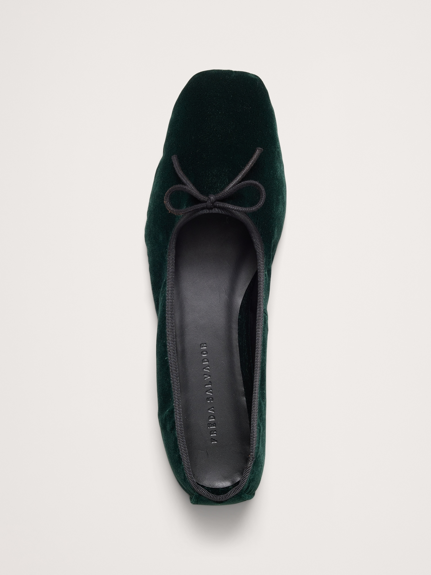 Image number 5 showing, Jada Velvet Square-Toe Flat by Freda Salvador