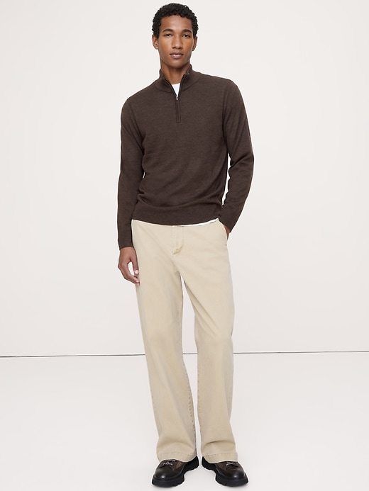 Merino Quarter-Zip Sweater