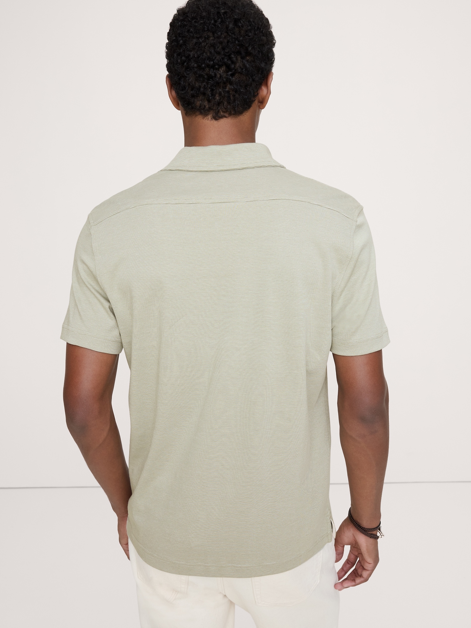 Image number 2 showing, Luxury-Touch Stripe Polo