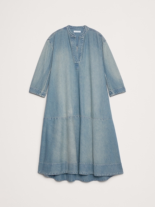 shirt dress banana republic Denim Popover Open back detail BANANA REPUBLIC Ramie Popover Shirt