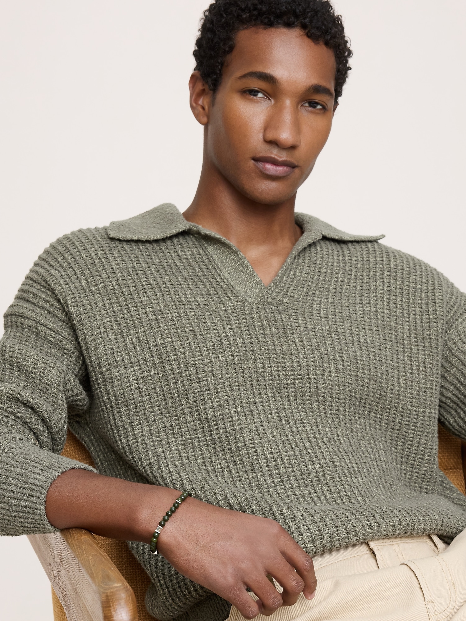 Image number 2 showing, Square Stone Beaded Stretch Bracelet by Caputo & Co