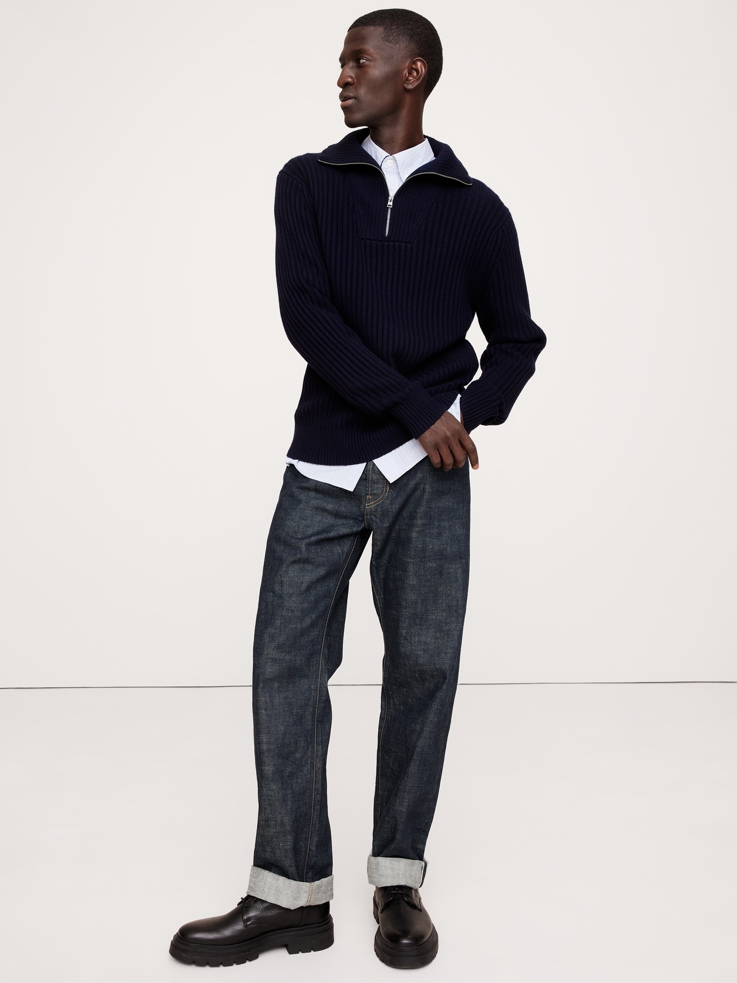 Image number 8 showing, Straight Selvedge Jean