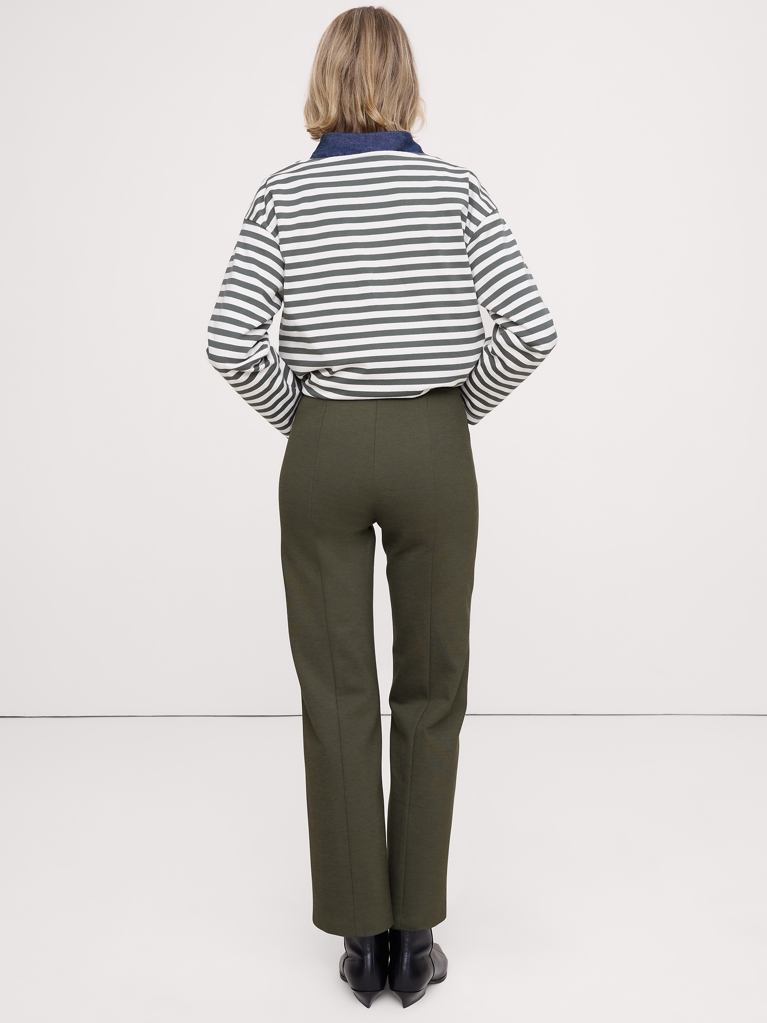 Image number 3 showing, Straight Everywhere Ponte Ankle Pant