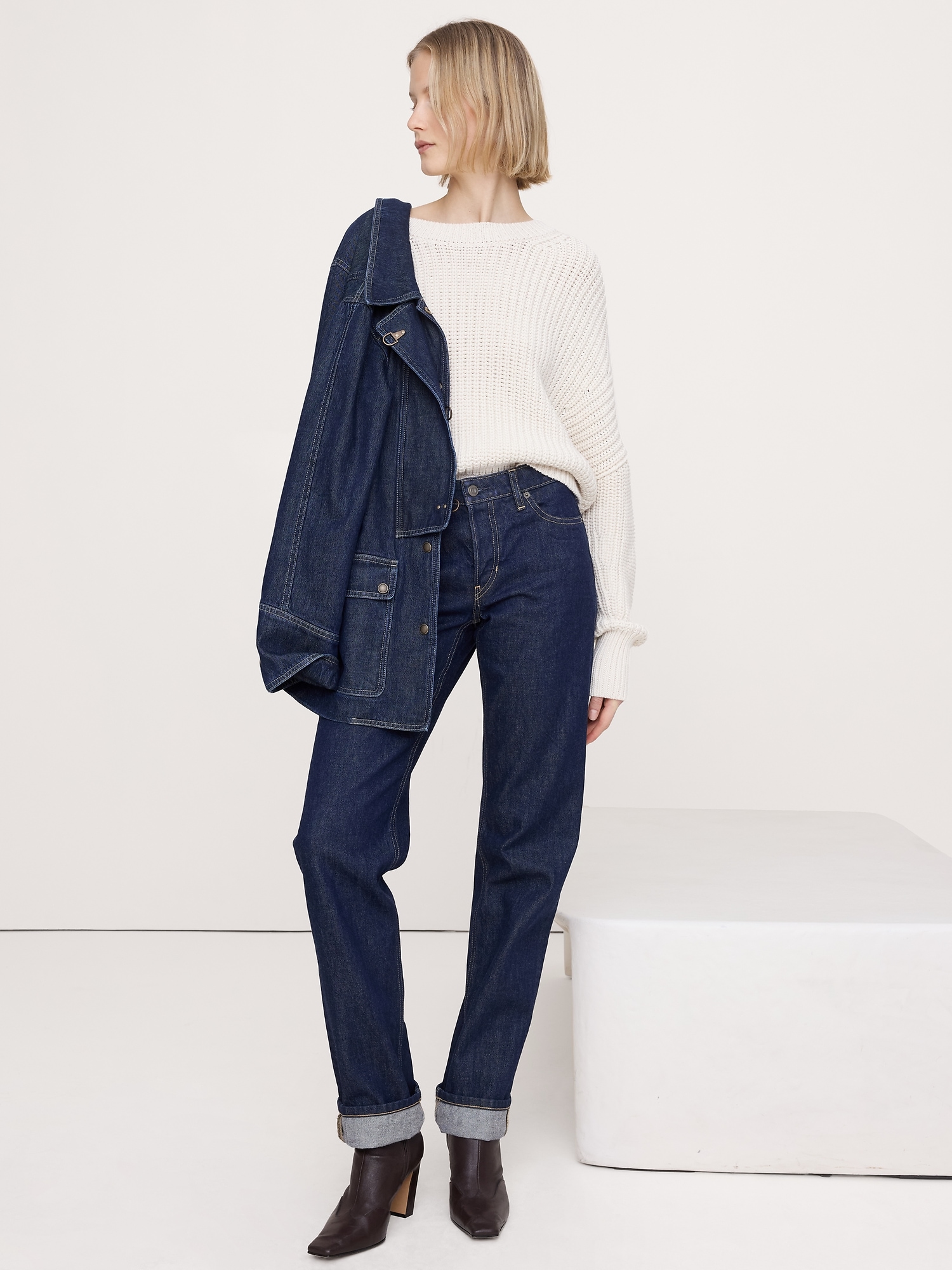 Cotton Crew-Neck Sweater