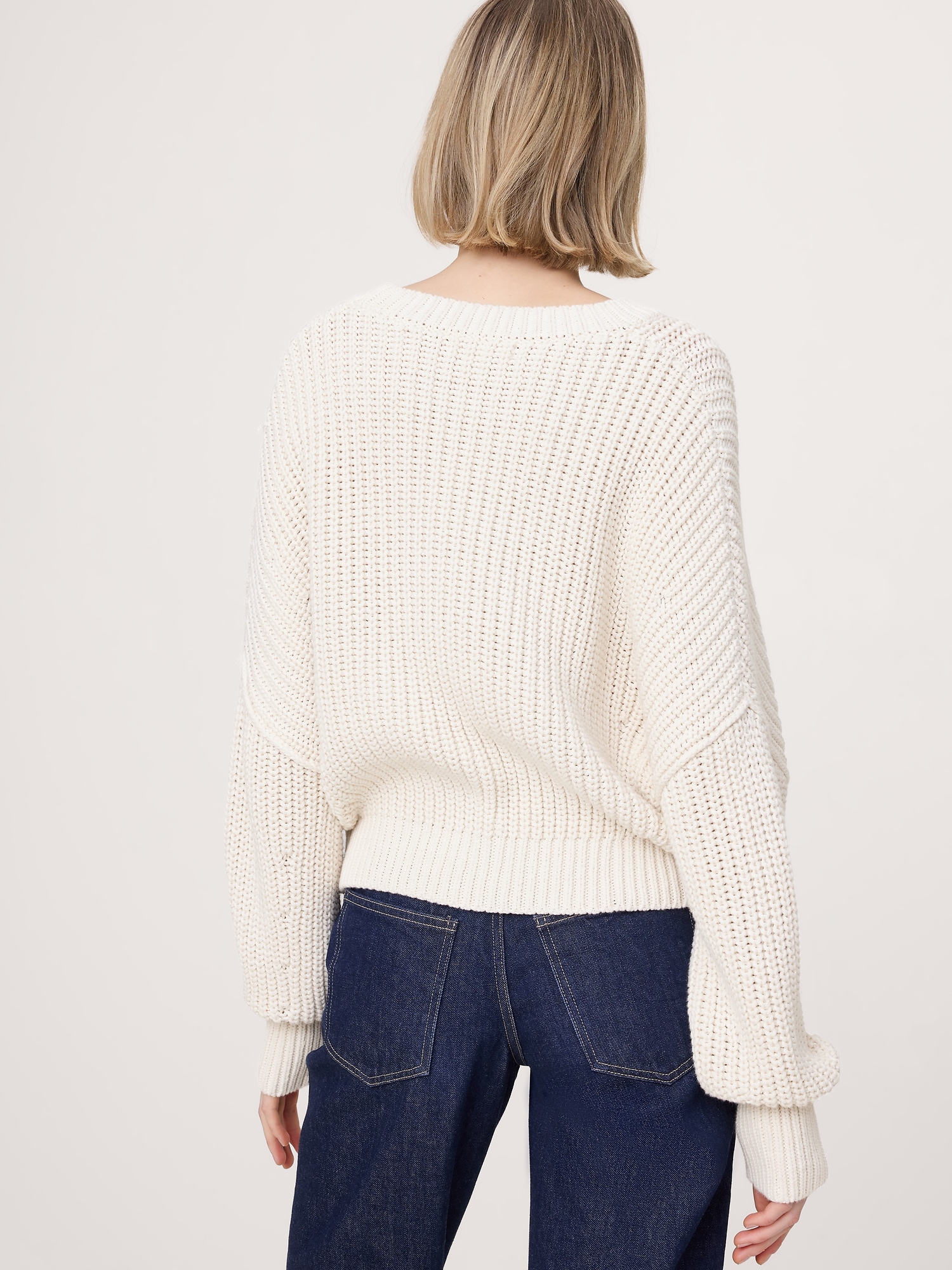 Image number 3 showing, Cotton Crew-Neck Sweater