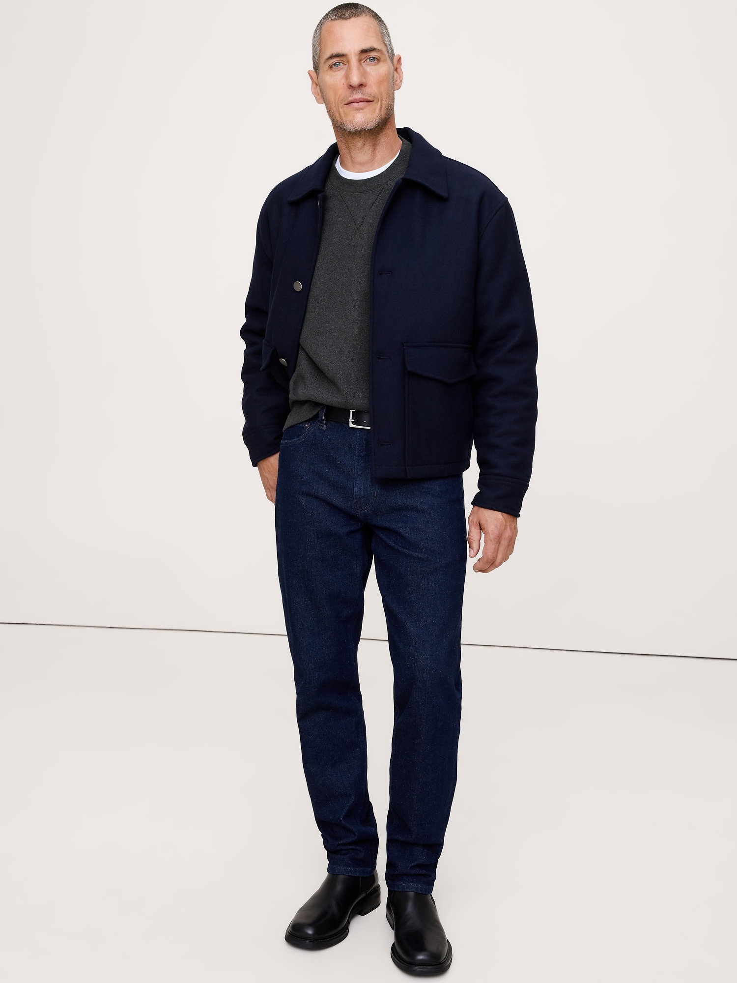 Image number 3 showing, Brushed Fleece Crew-Neck Sweatshirt