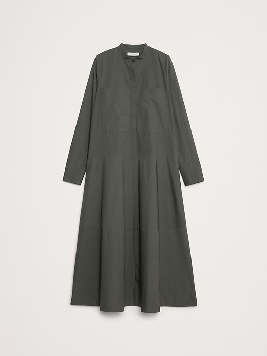 Image number 7 showing, Cotton Trapeze Shirtdress