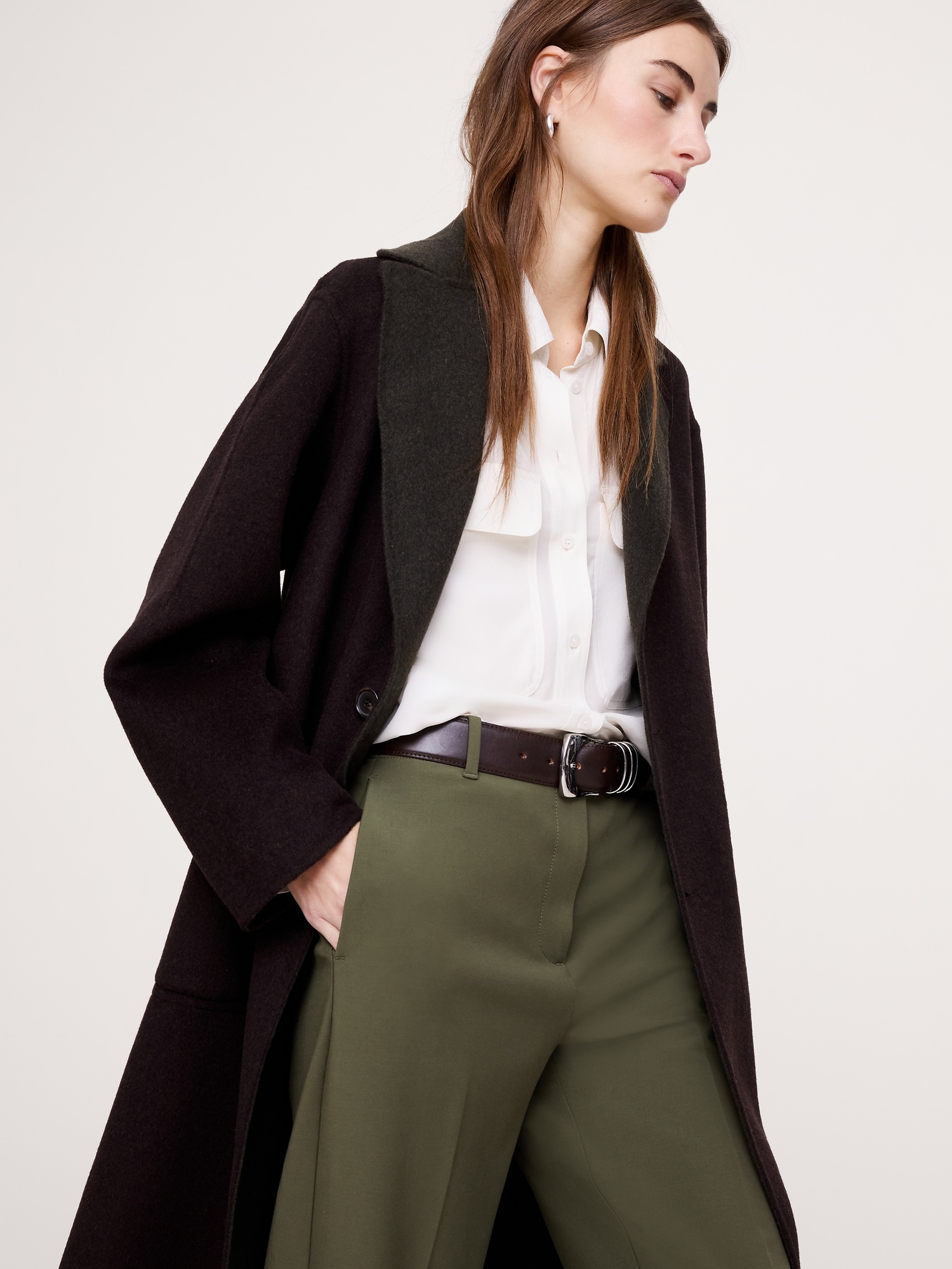 Image number 4 showing, High-Rise Modern Straight City Stretch Pant