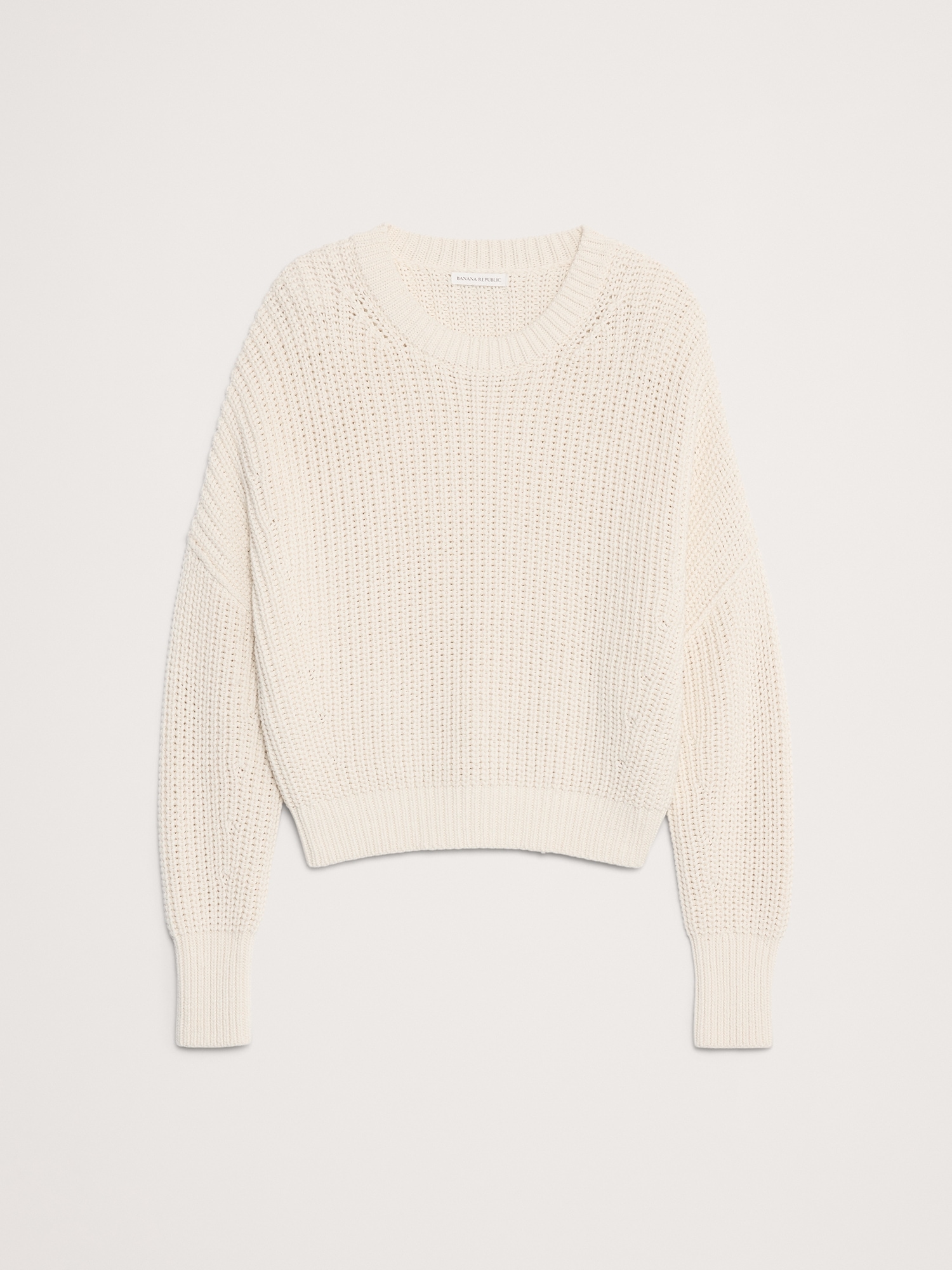 Image number 4 showing, Cotton Crew-Neck Sweater