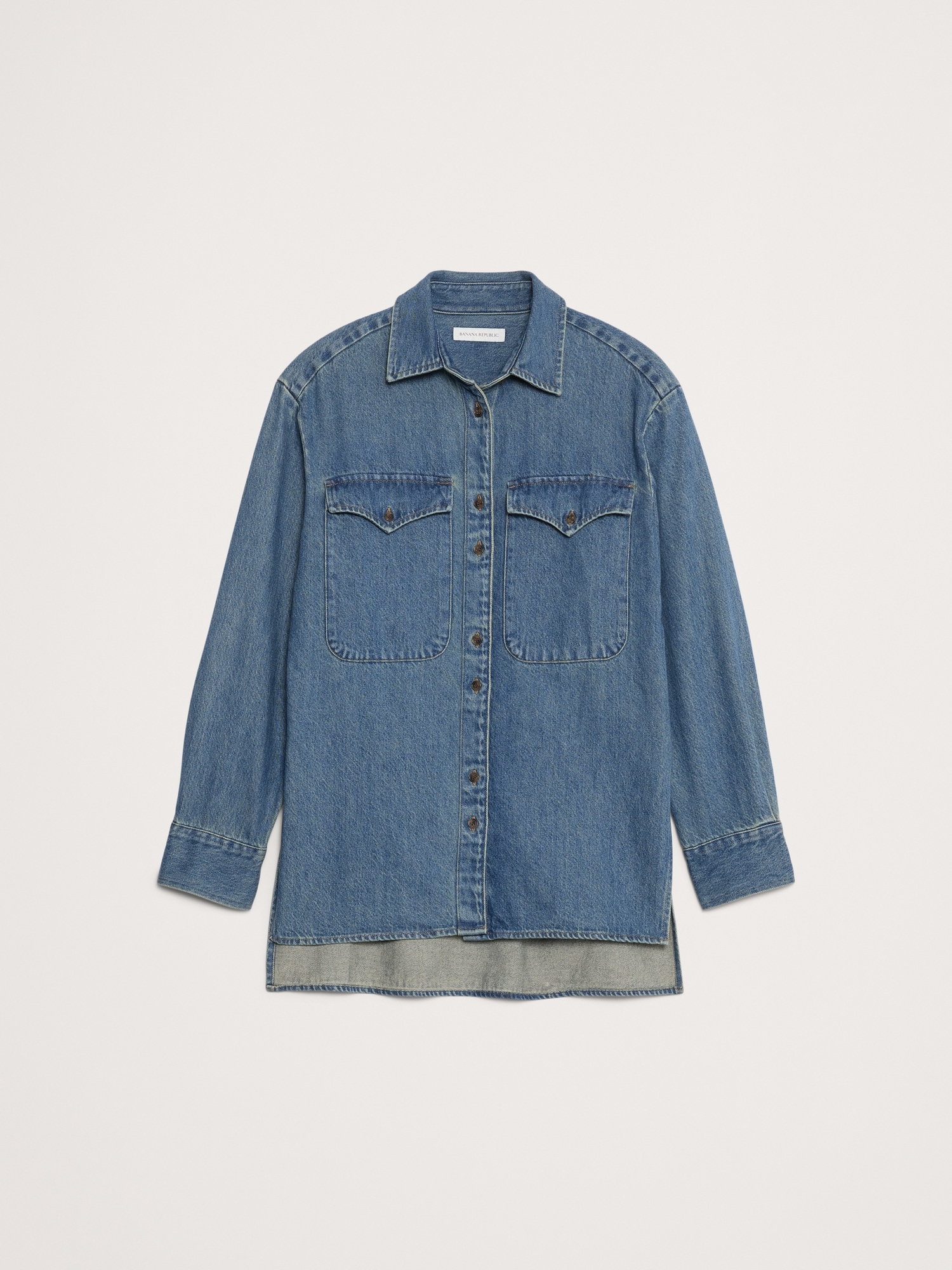 Image number 4 showing, Denim Shirt Jacket