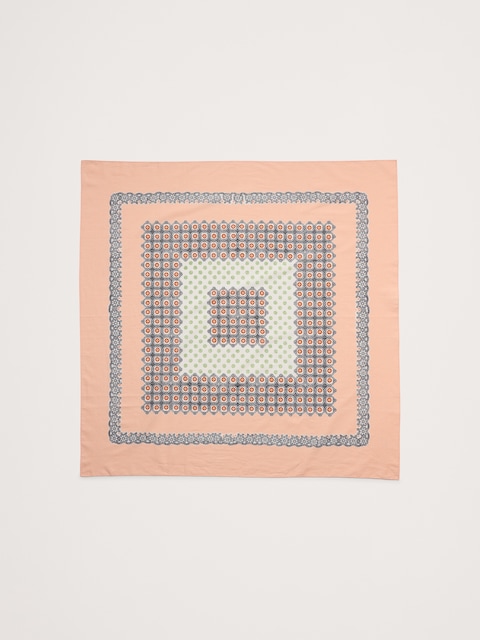 Large Cotton Square Scarf
