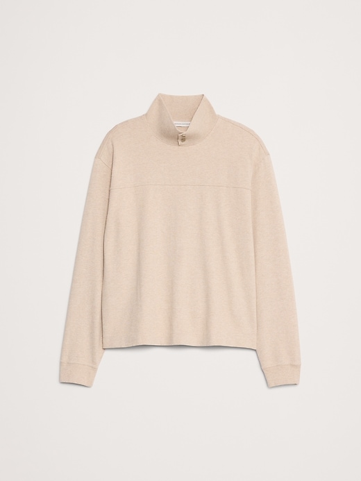 Backwards Tech Sweat Mock Neck XL ベージュ cn61128461.jpg
