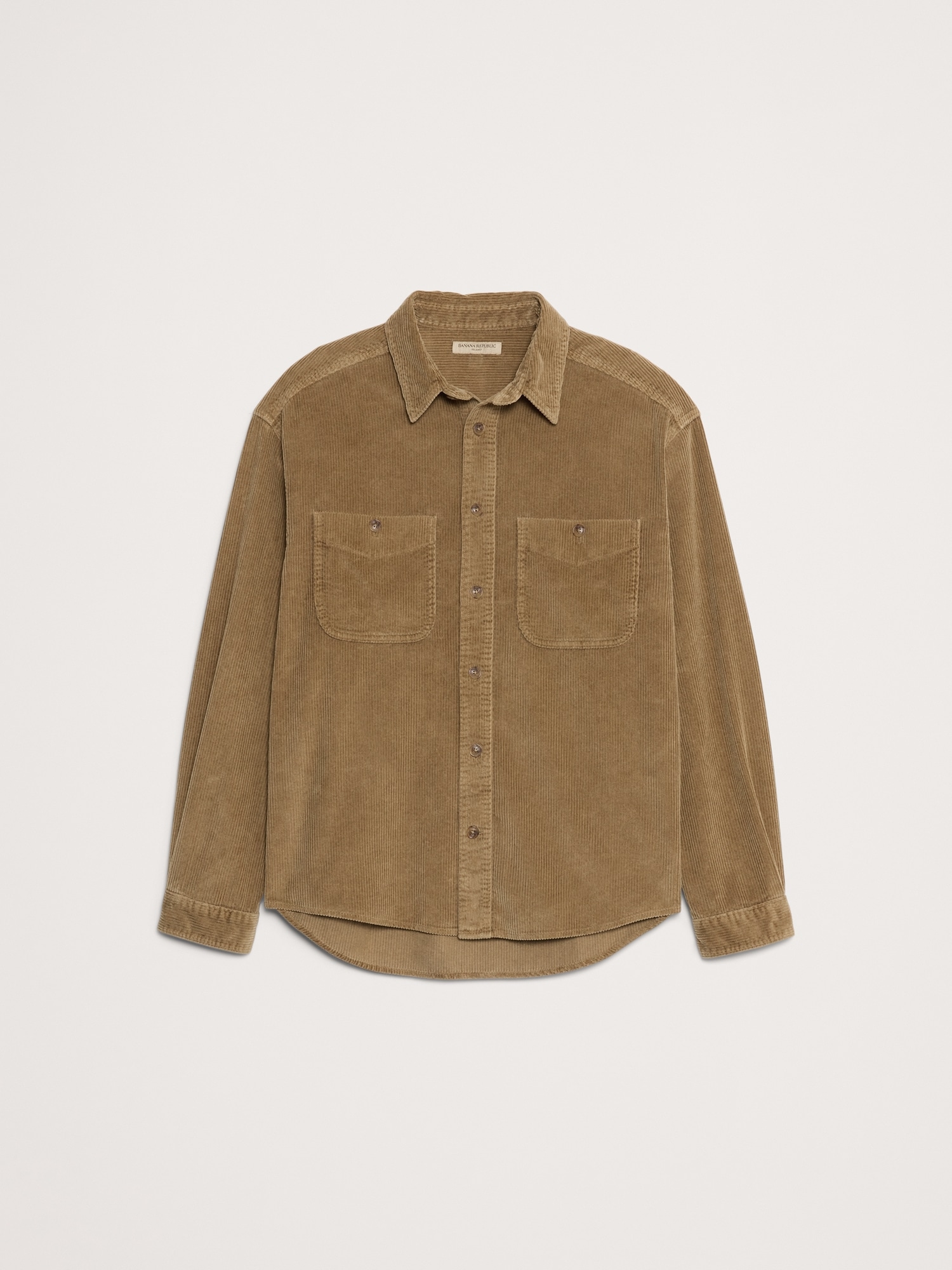 Image number 5 showing, Relaxed-Fit Corduroy Shirt with Suede Elbow Patches