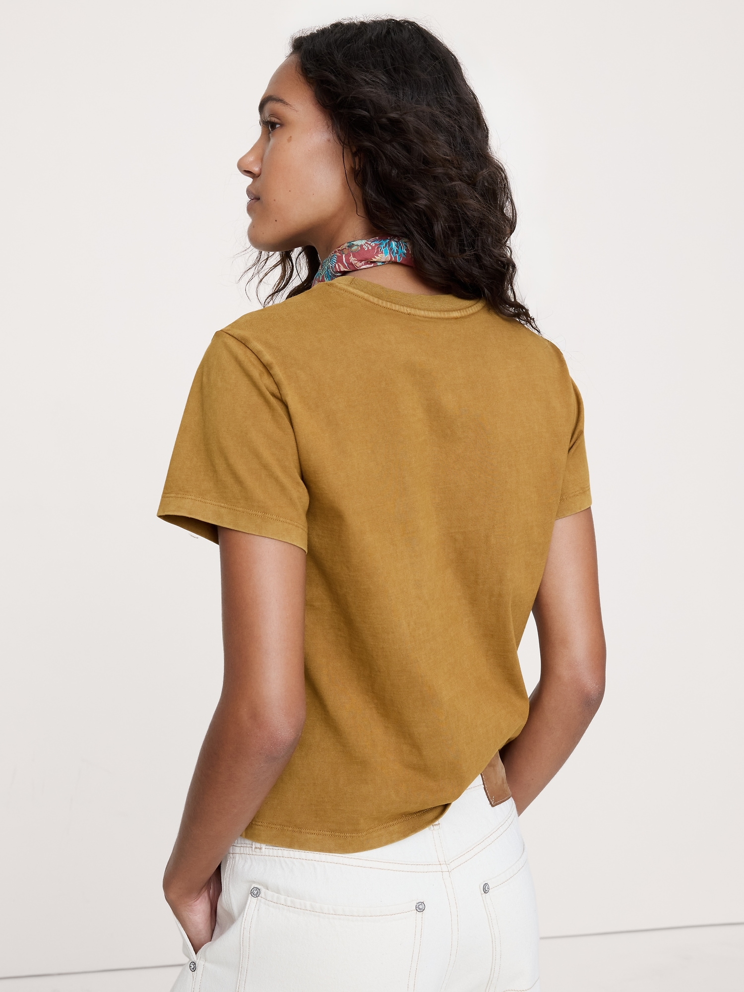 Image number 2 showing, Vintage Cotton Crew-Neck T-Shirt