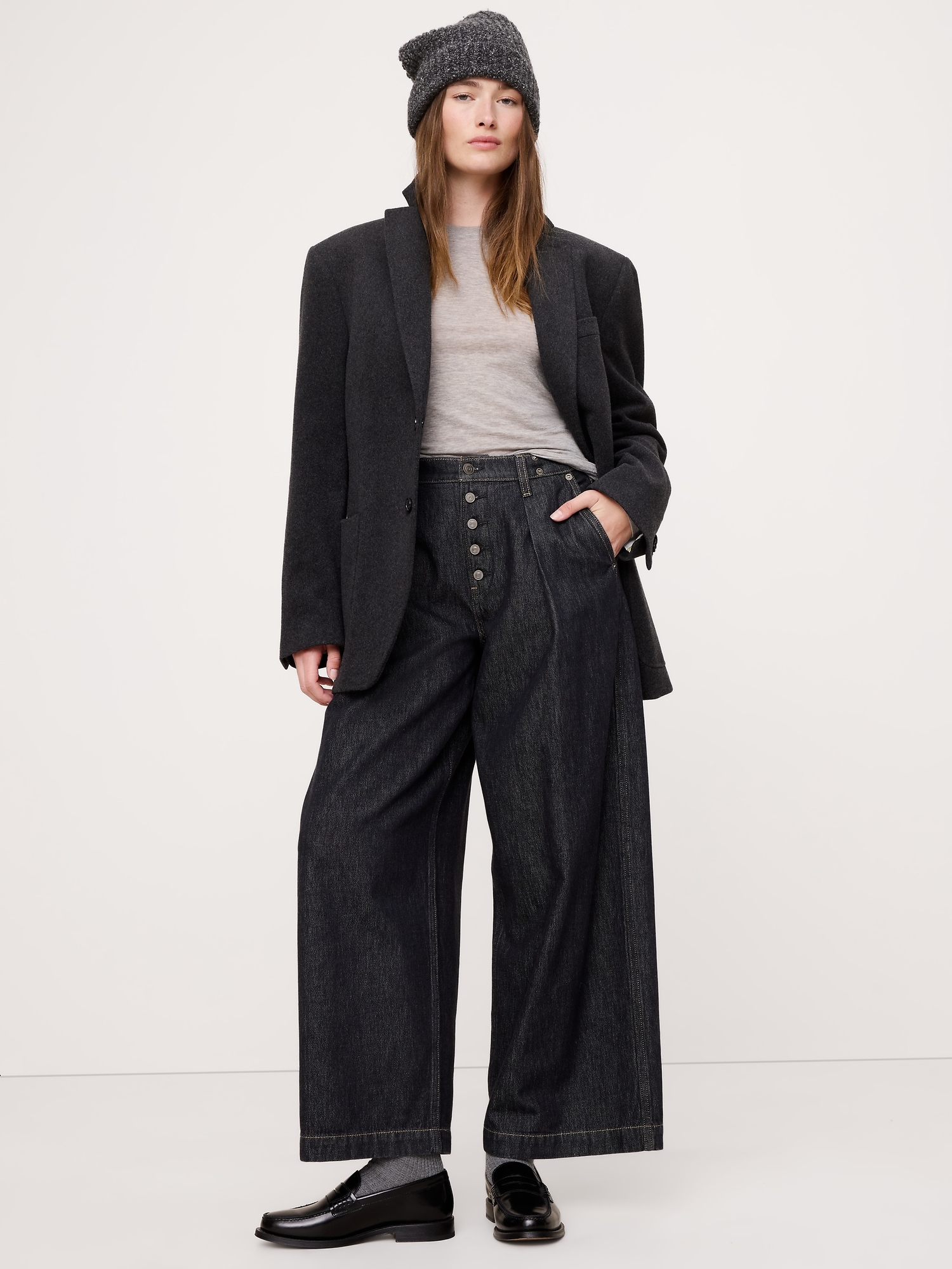 Sheer Lyocell-Wool Long-Sleeve T-Shirt - Light Heather Gray