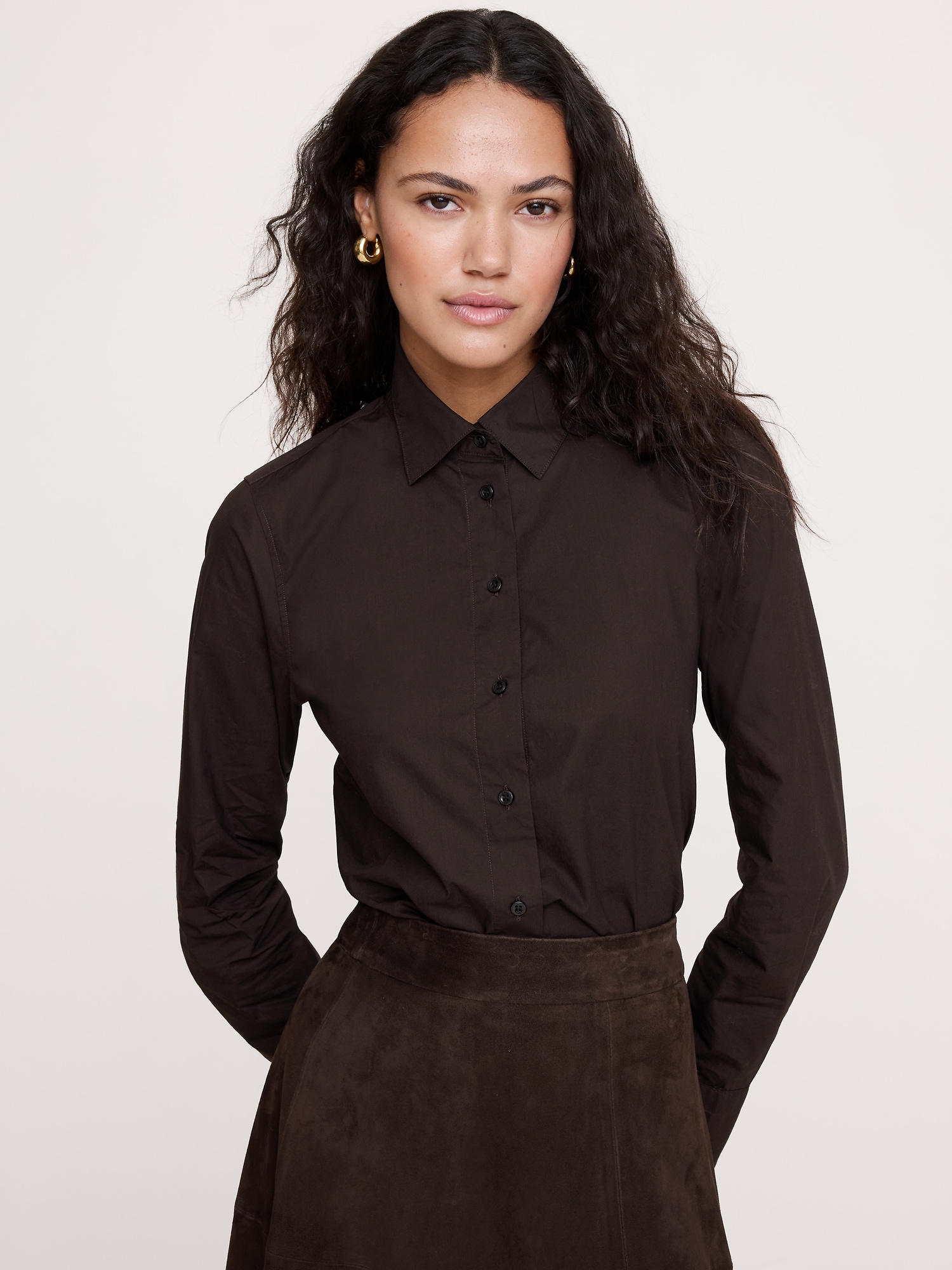 The Everyday Shirt - Ganache Brown