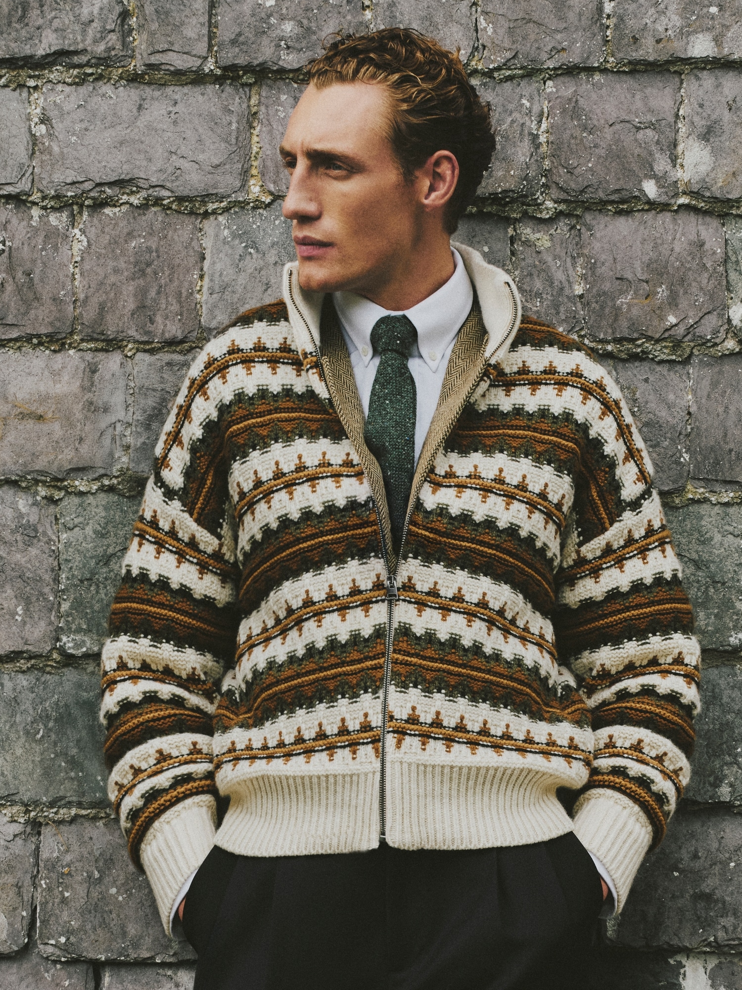 Image number 6 showing, Fairisle Merino-Blend Sweater Jacket