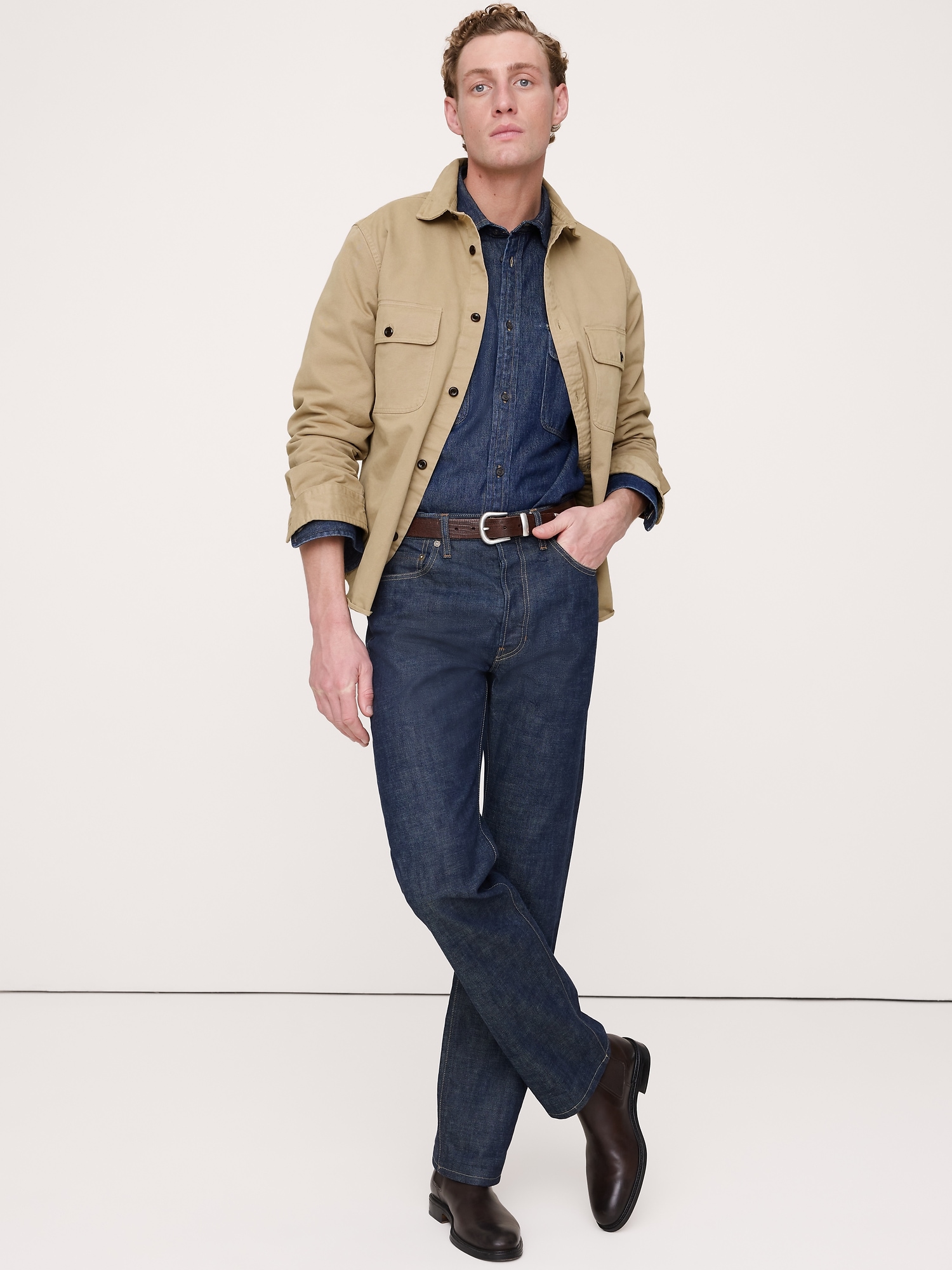 Image number 4 showing, Cotton Twill Shirt Jacket