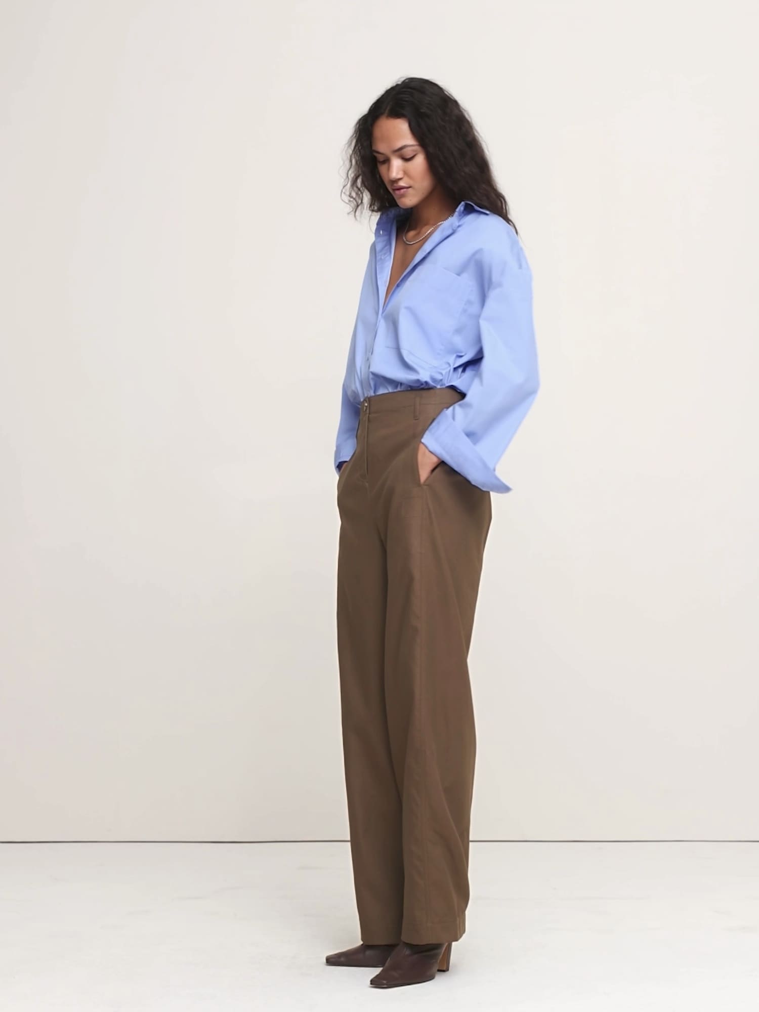 Ultra-High Rise Barrel Soft Chino | Banana Republic