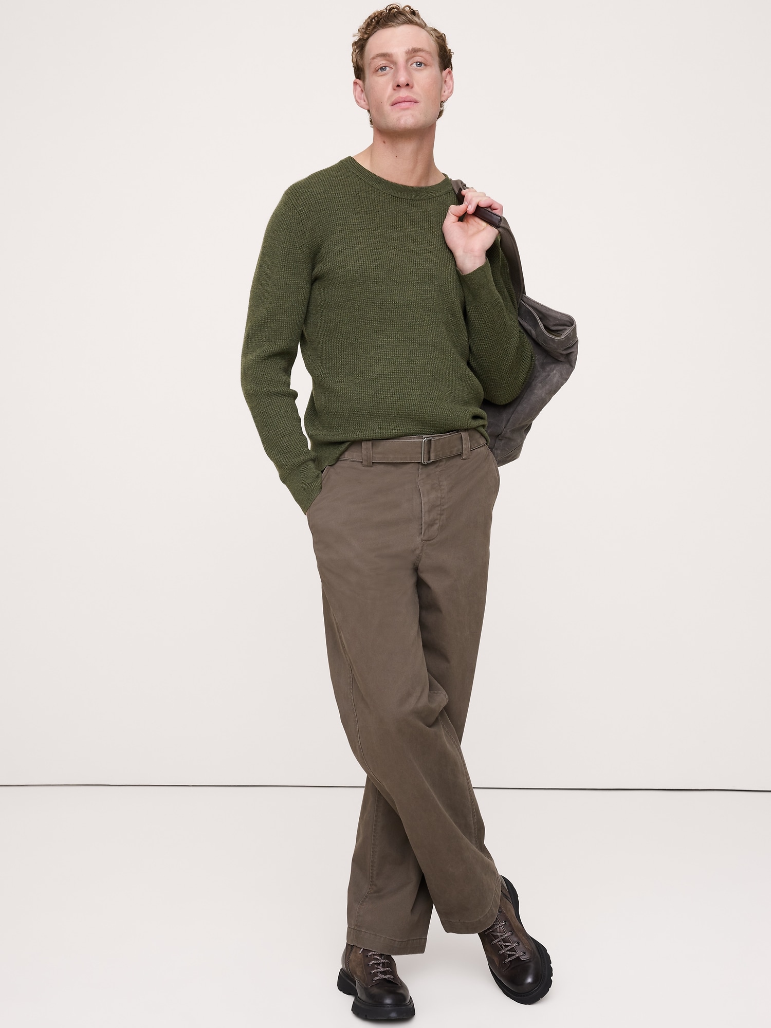 Merino Thermal Crew-Neck Sweater