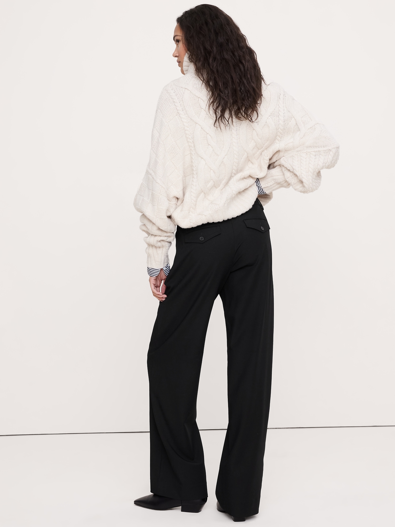 Image number 2 showing, The Everyday Wide-Leg Pant in City Stretch