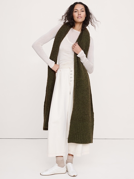 Italian Alpaca-Blend Scarf | Banana Republic