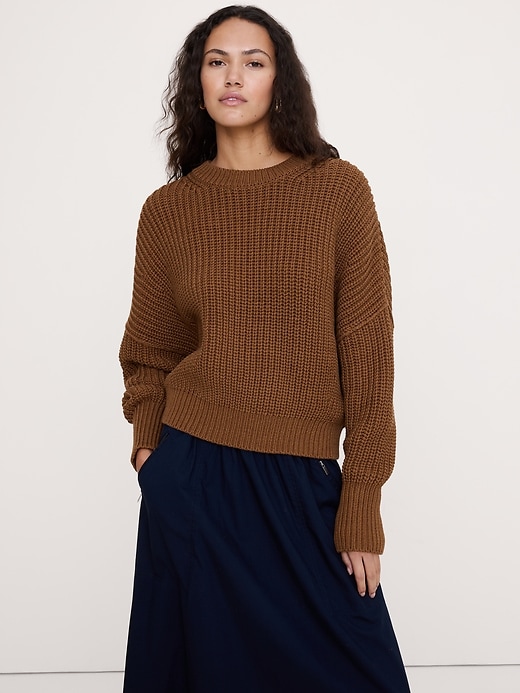 Cotton Crew-Neck Sweater