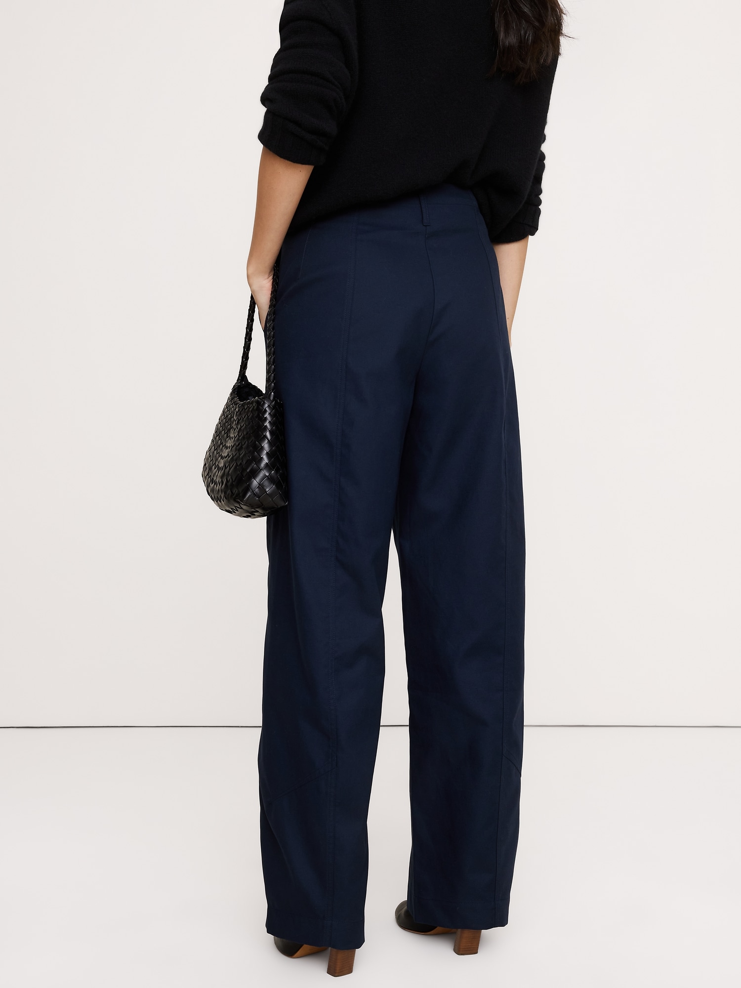 Image number 3 showing, Ultra-High Rise Barrel Soft Chino