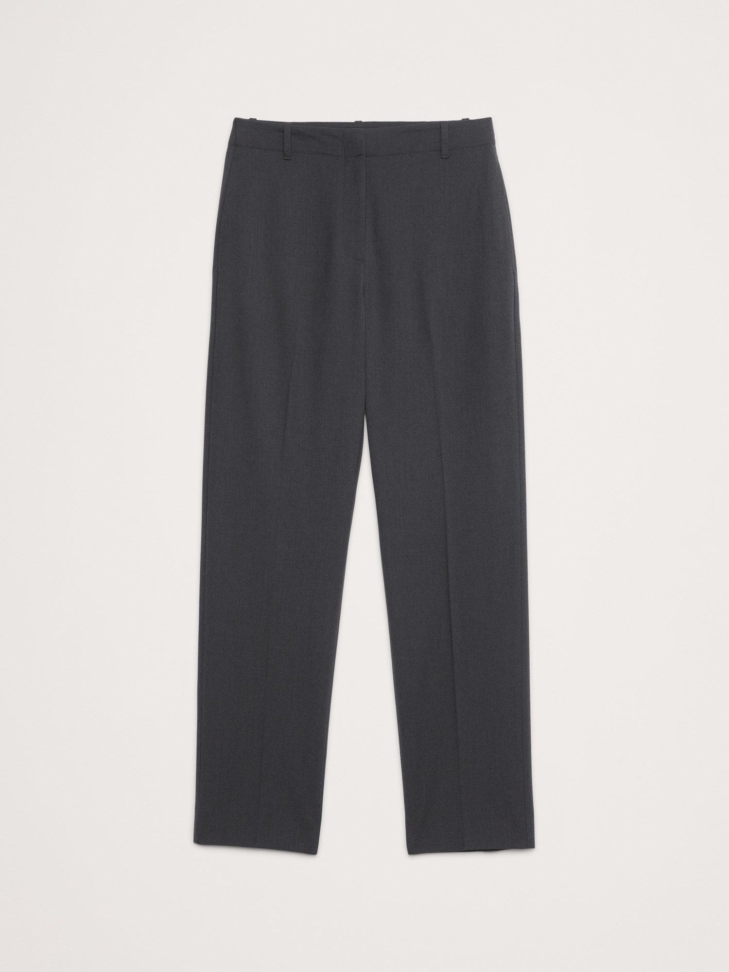 Image number 5 showing, High-Rise Slim Italian Lightweight Wool Ankle Pant
